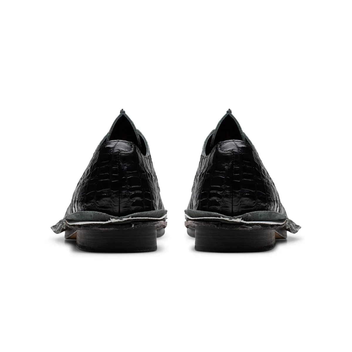Retro-inspired silhouette Adaptive Response Platform   Martine Rose CUR Derby 'Black'