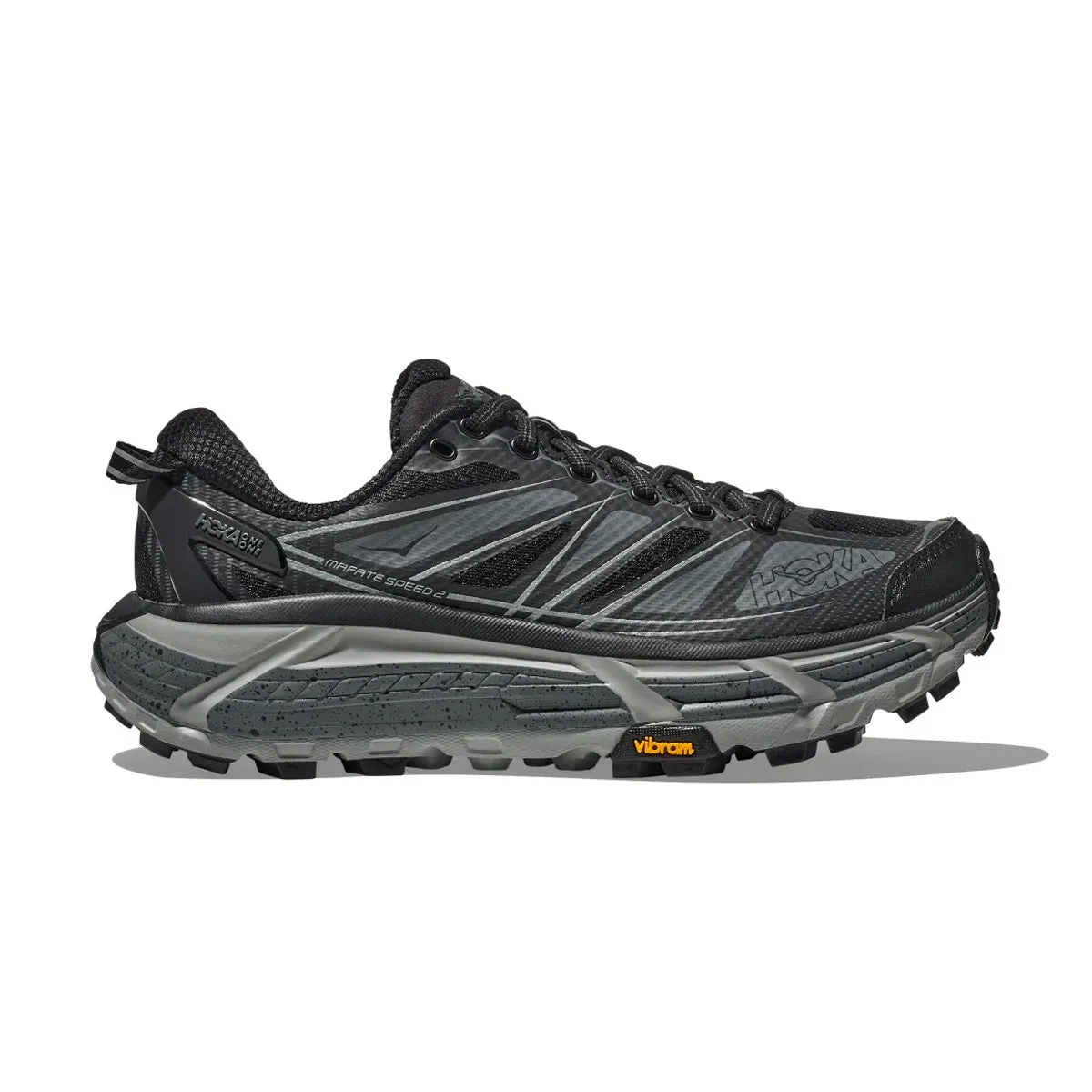 Contoured Footbed Design Mafate Speed 2 'Black Castlerock'