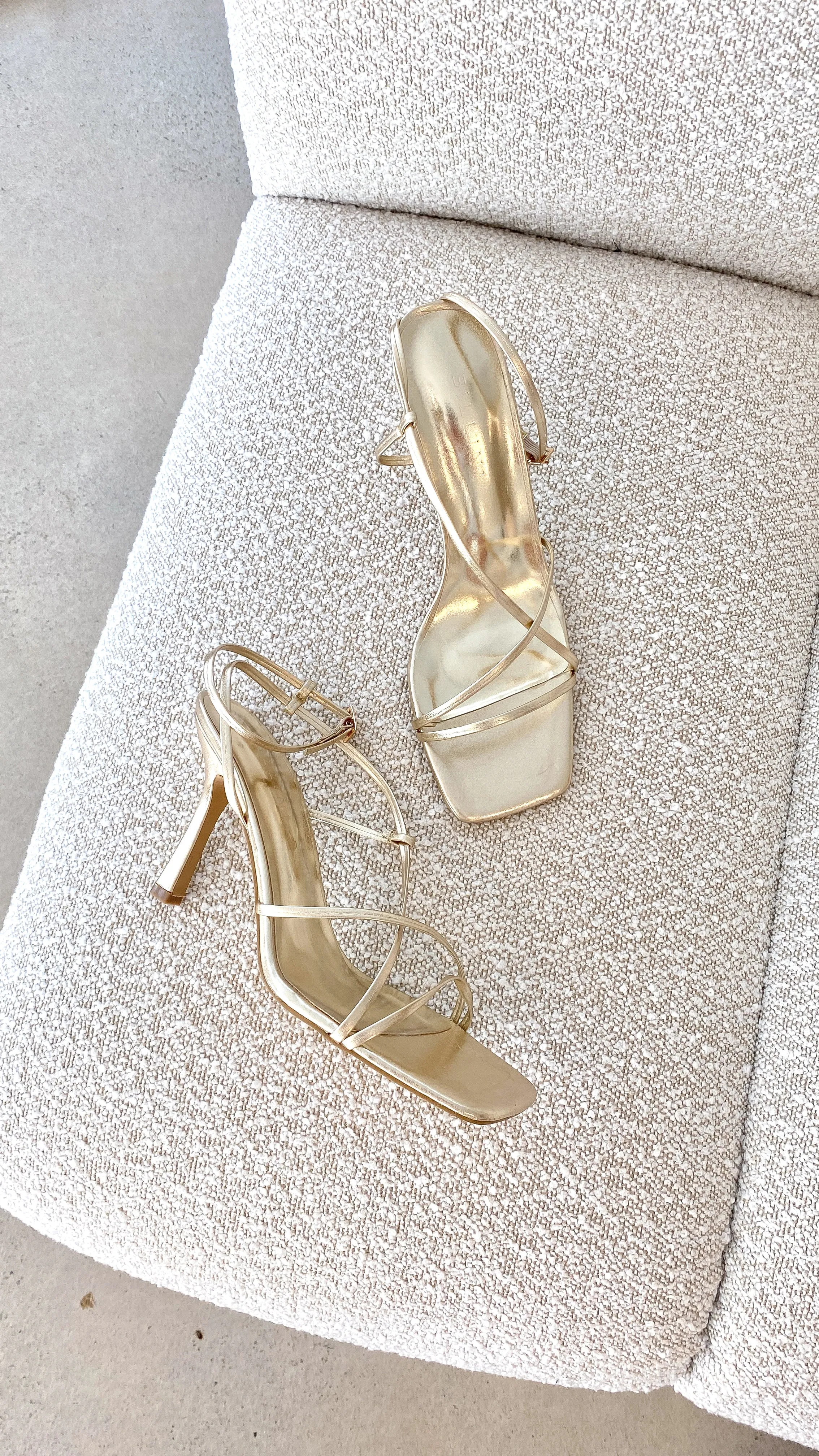 Stevie Heel - Gold Metallic Daily Spark Elegant Boots