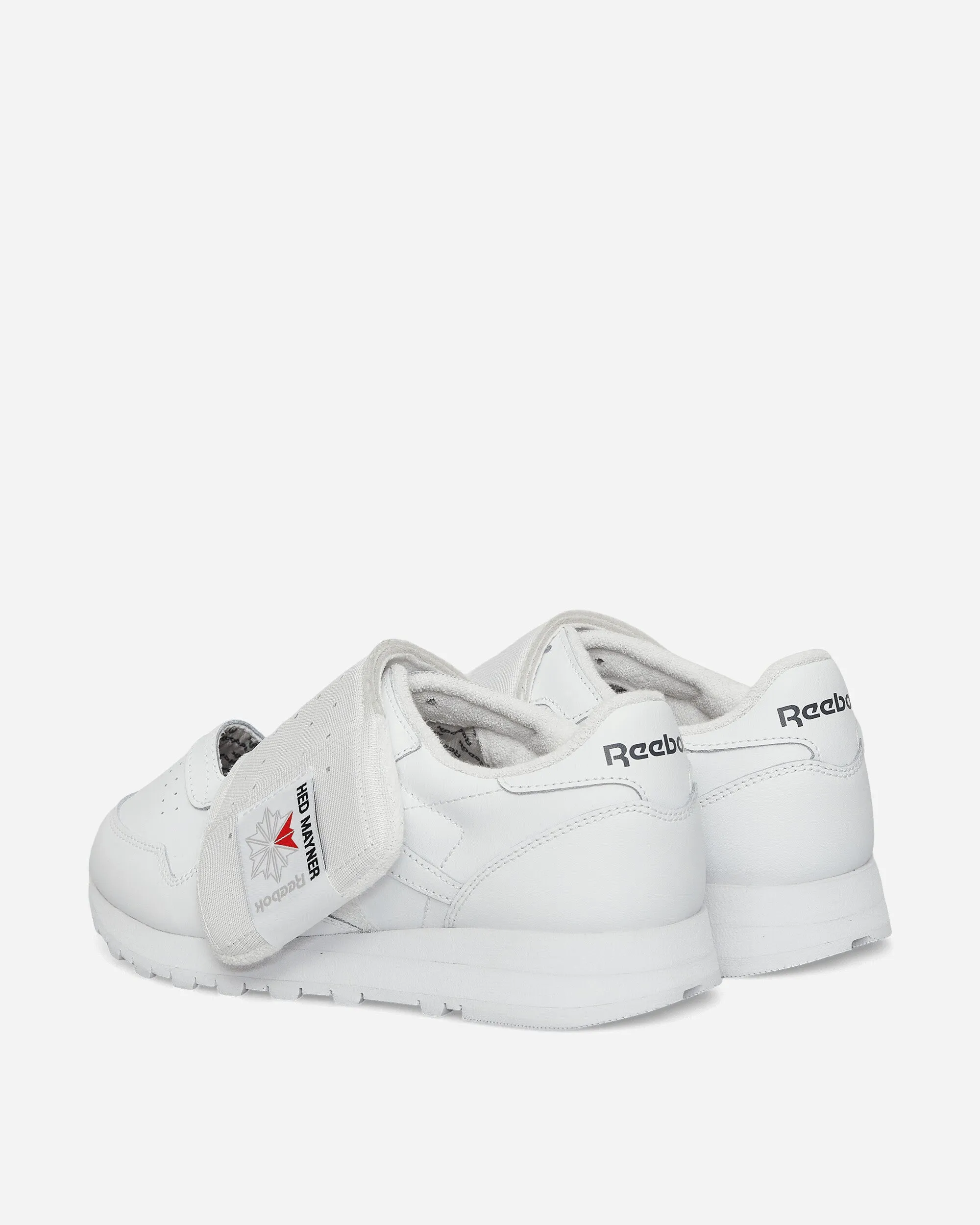 Hed Mayner Classic Leather Sneakers White Breathable Build