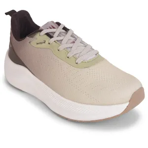 Leap7x Beige Sports Lacing Running Shoes For Men EVERSTAR1E By Liberty hypoallergenic shoes