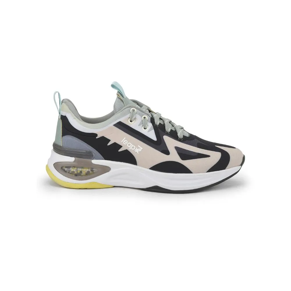 professionals running for a way to stay competitive Leap7x Beige Sports Lacing Running Shoes For Men HANOVER-1 By Liberty