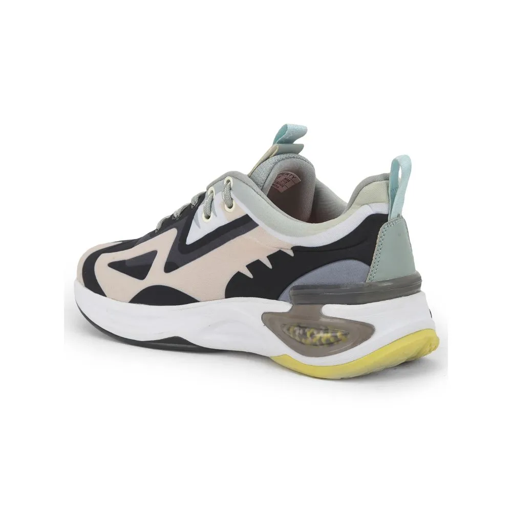 daily use running shoes ErgonomicDesign Leap7x Beige Sports Lacing Running Shoes For Men HANOVER-1 By Liberty