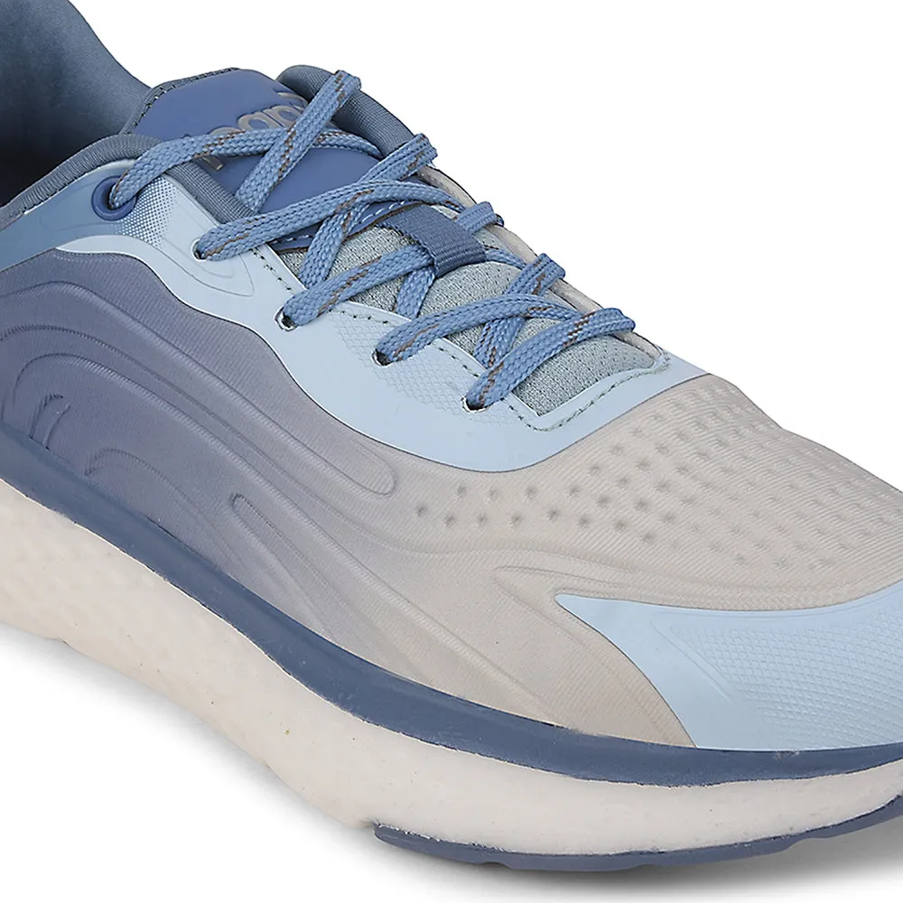indoor - wear shoes Leap7x Blue Sports Lacing Running Shoes For Men NITRUN-10 By Liberty