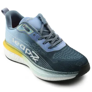 morning - run Active Comfort Leap7x Blue Sports Lacing Running Shoes For Men RWM-02 By Liberty