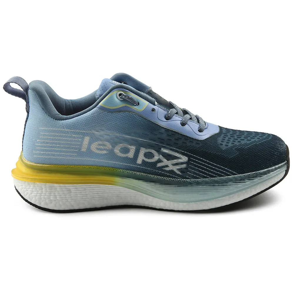 Daily Comfort ventilation - technology Leap7x Blue Sports Lacing Running Shoes For Men RWM-02 By Liberty