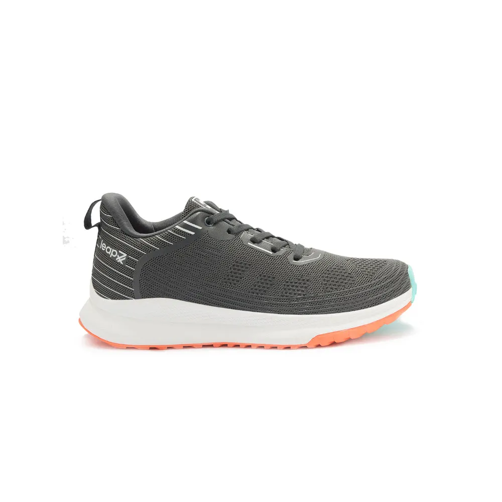 Leap7x By Liberty Men RW-12 Grey Sports Lacing Shoes hydro - resistant running shoes tear - resistant - fabric - strength shoes