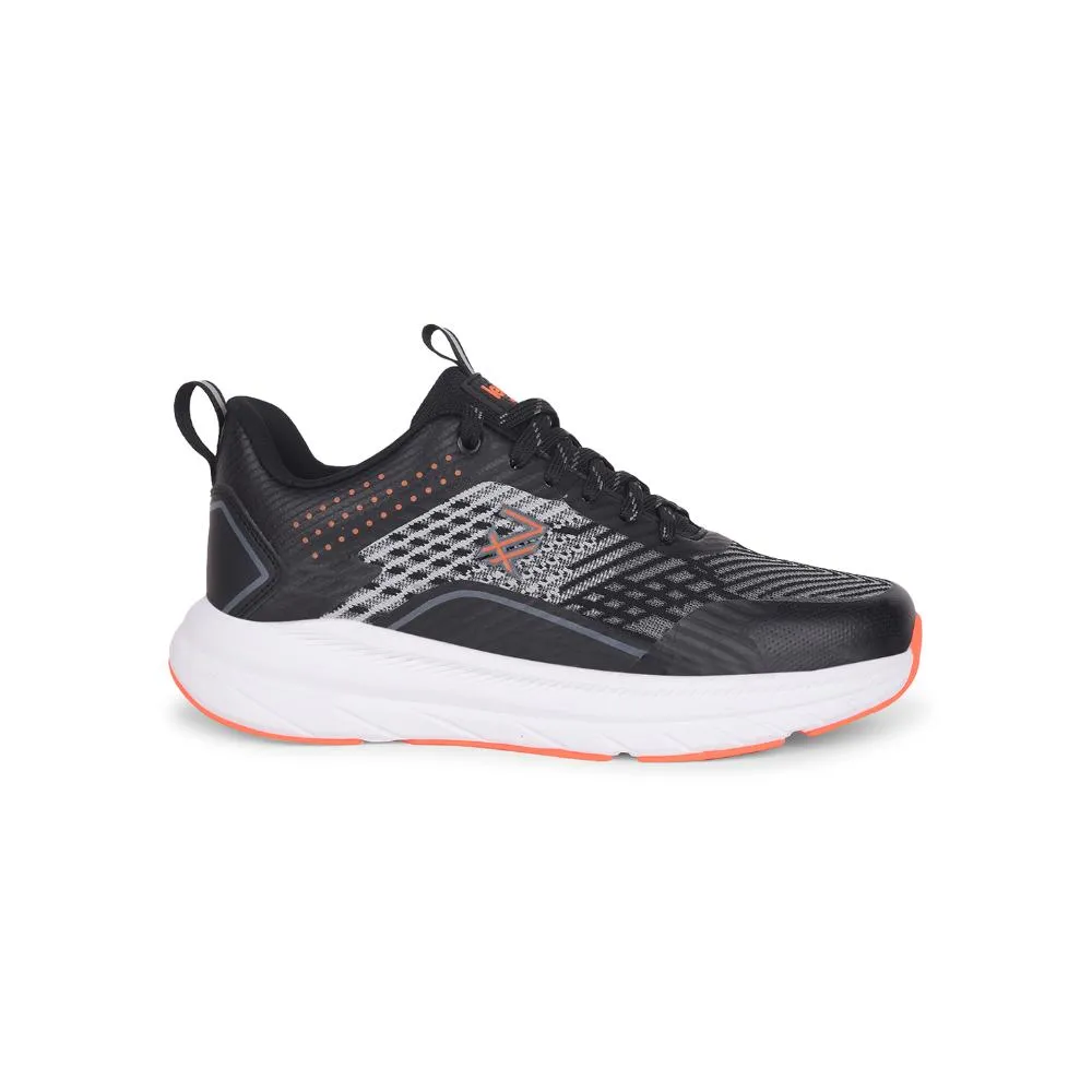 Comfortable Heel Cup Leap7x By Liberty Mens ROMANIA Black Sports Lacing Shoes