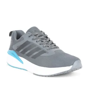 Indoor Comfortable Collars Leap7x Grey Sports Lacing Running Shoes For Men CAPSICO-1 By Liberty