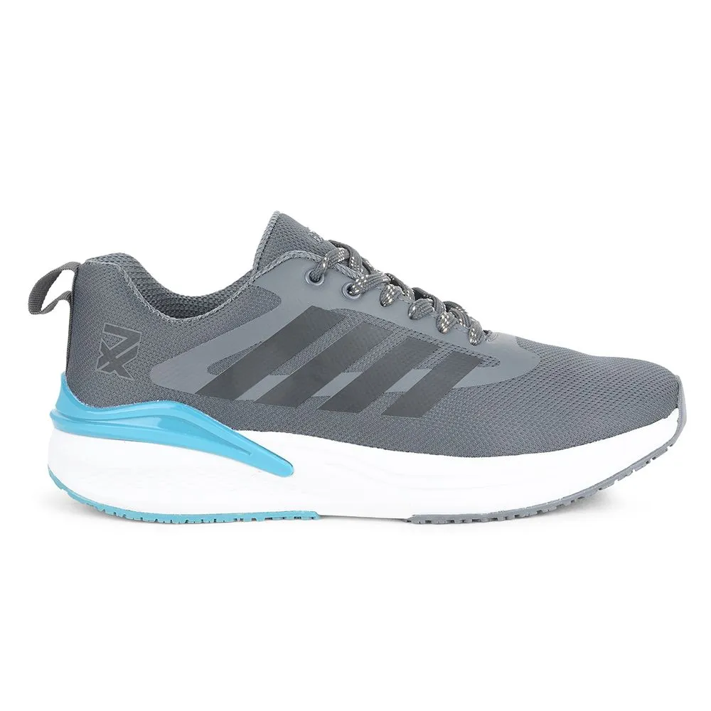Leap7x Grey Sports Lacing Running Shoes For Men CAPSICO-1 By Liberty mountain running shoe landscape