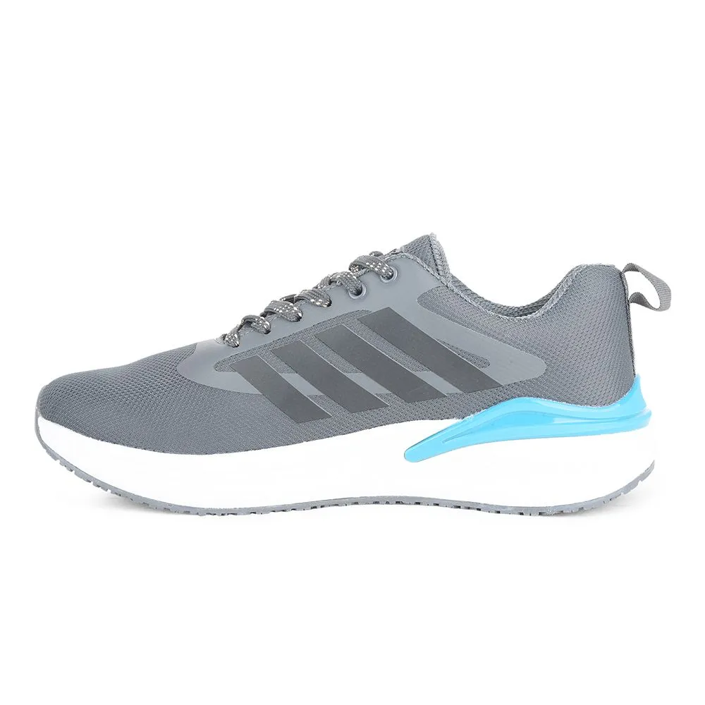 compact backpack environmental - event running option Leap7x Grey Sports Lacing Running Shoes For Men CAPSICO-1 By Liberty