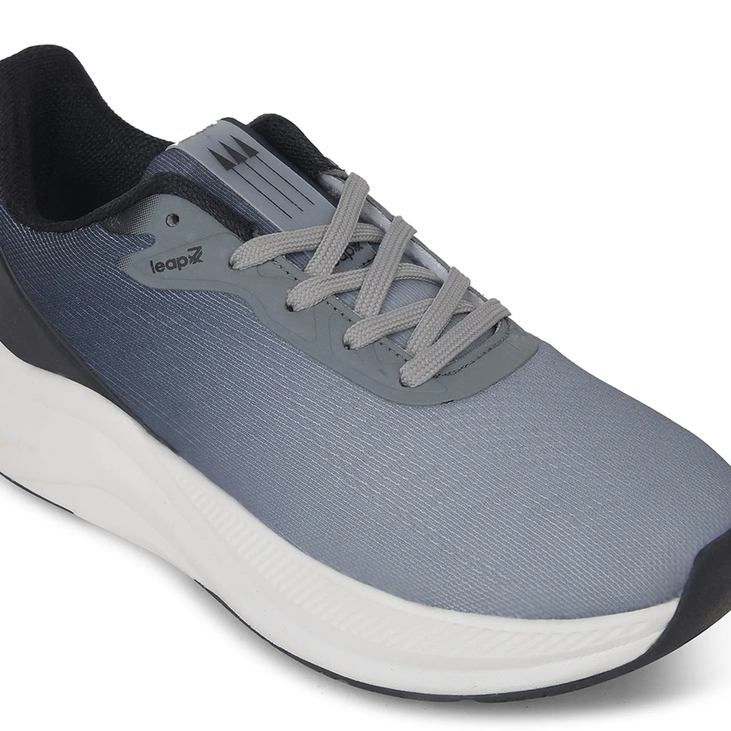 Leap7x Grey Sports Lacing Running Shoes For Men EVERSTAR1E By Liberty Proven result