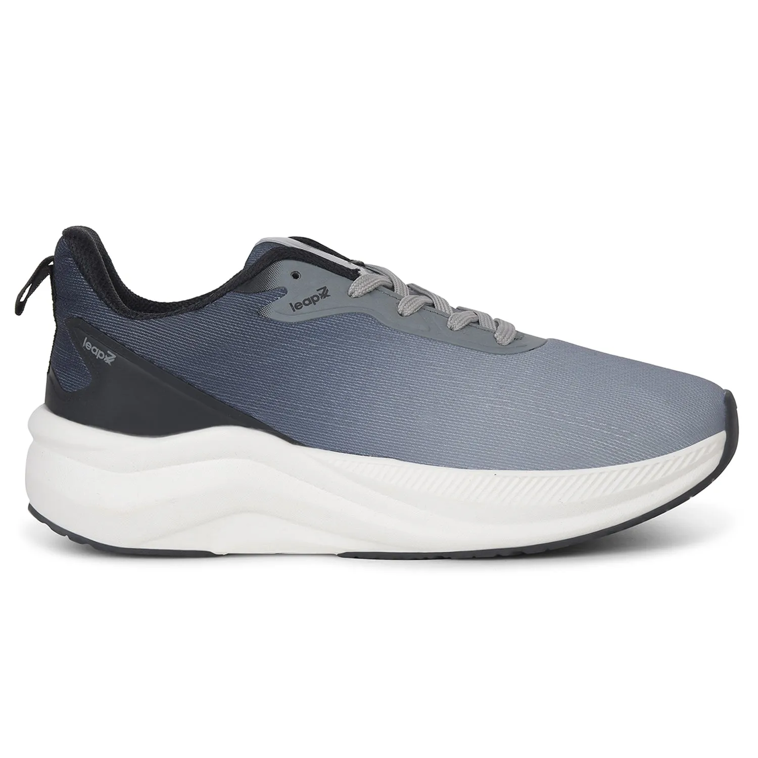 running in single - lane tracks shoes power - walking shoes Leap7x Grey Sports Lacing Running Shoes For Men EVERSTAR1E By Liberty