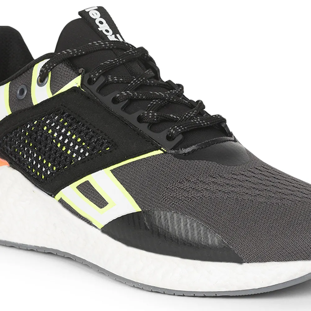 Cushioned EVA Leap7x Lacing Sports Shoes For Men (D.Grey) 701 By Liberty