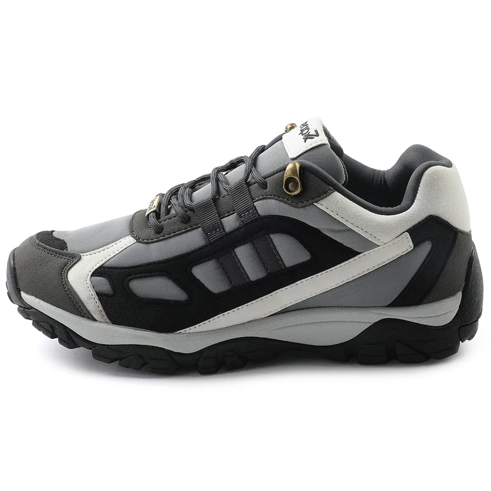 Traction warm - weather - runner Leap7x Light Grey Sports Lacing Running Shoes For Men EAST-1 By Liberty