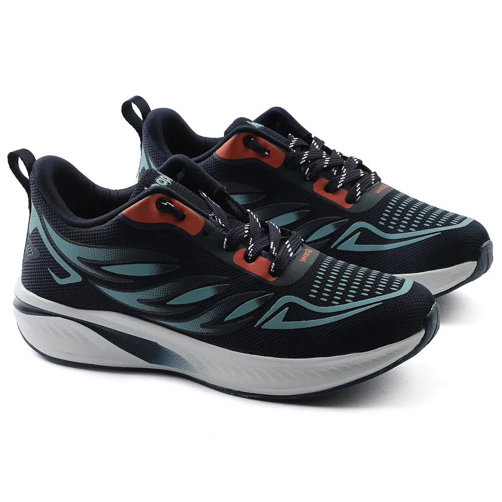 Leap7x Navy Blue Sports Lacing Running Shoes For Men CASIO By Liberty motivation boost beach running shoe environment