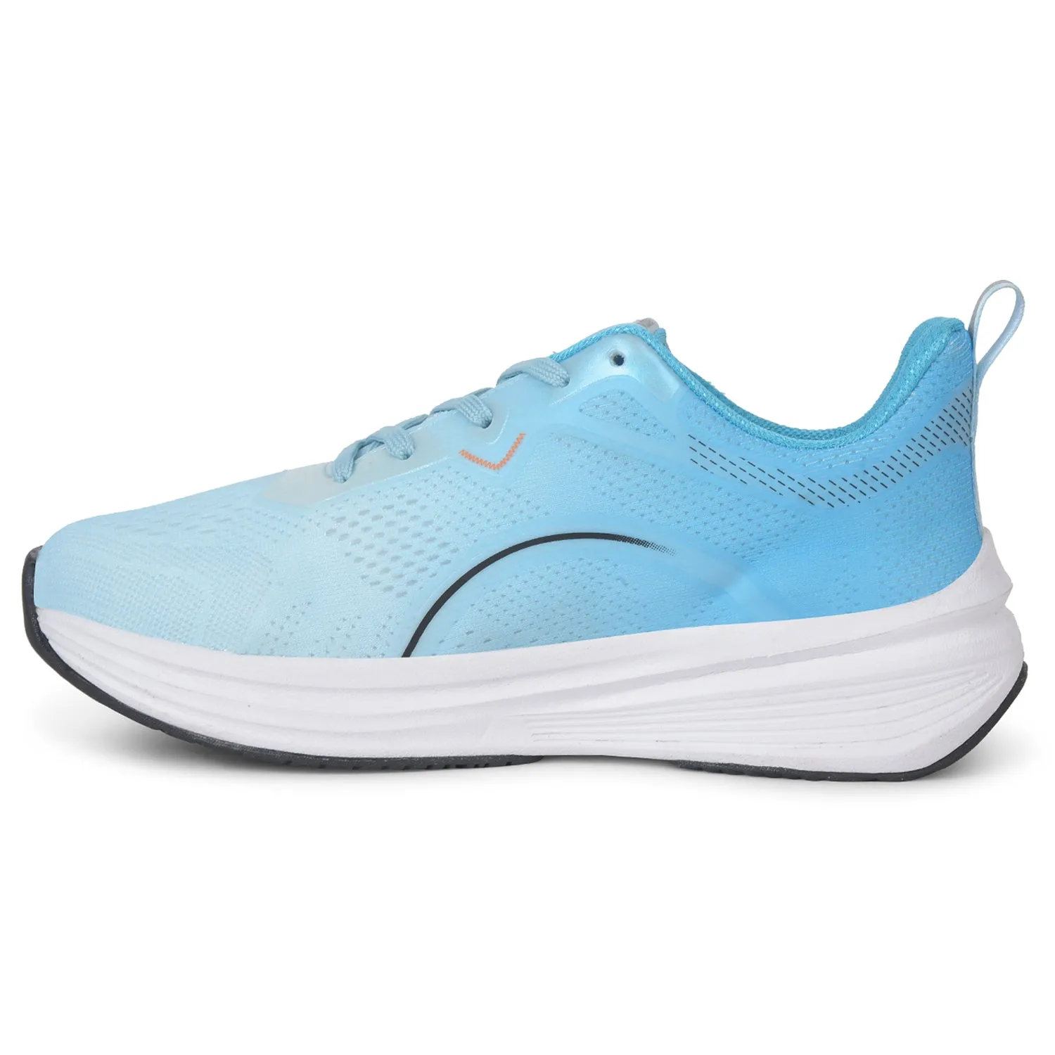 Leap7x Sky Blue Sports Lacing Running Shoes For Men PACIFIC-1E By Liberty motion - control odor - control - technology - shoes
