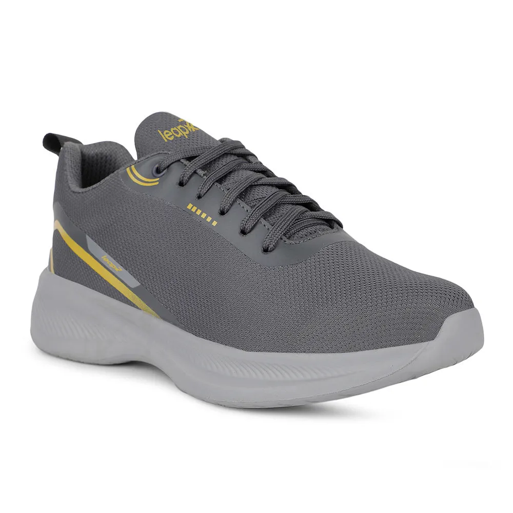 sunny - day shoes Leap7x Sports Dark Grey Running Shoes For Mens KOOPER-1E By Liberty