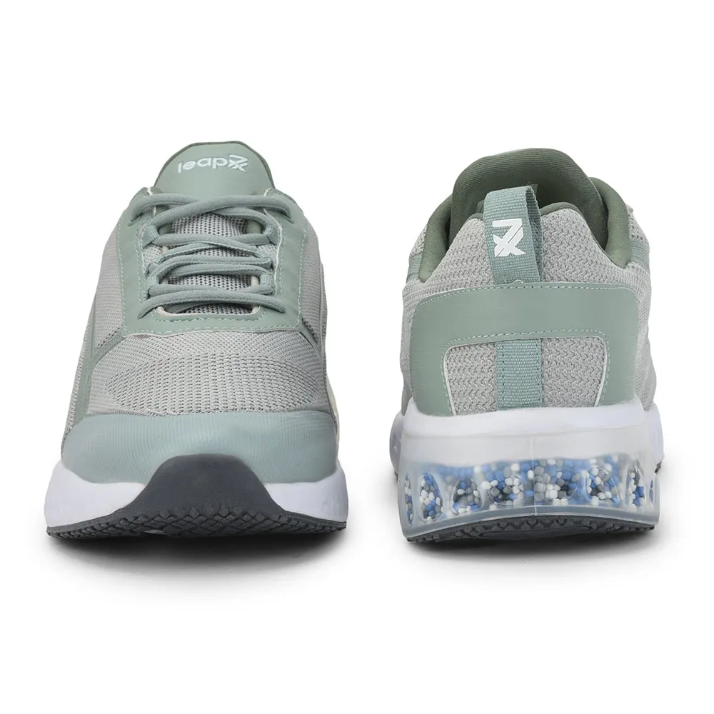 Anti-microbial treatment Leap7x Sports Lacing Shoe For Men (L.Grey) STRIKE By Liberty