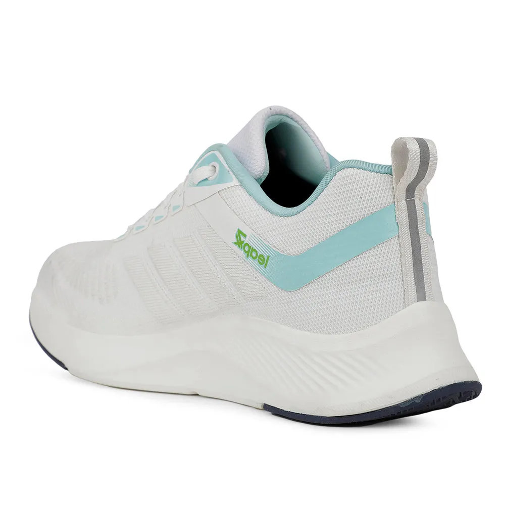 Leap7x Sports White Running Shoes For Mens ROBIN-2E By Liberty running in a geyser area shoes Rainy day run