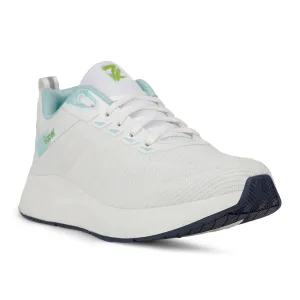 Leap7x Sports White Running Shoes For Mens ROBIN-2E By Liberty toe spacers Rainy running shield