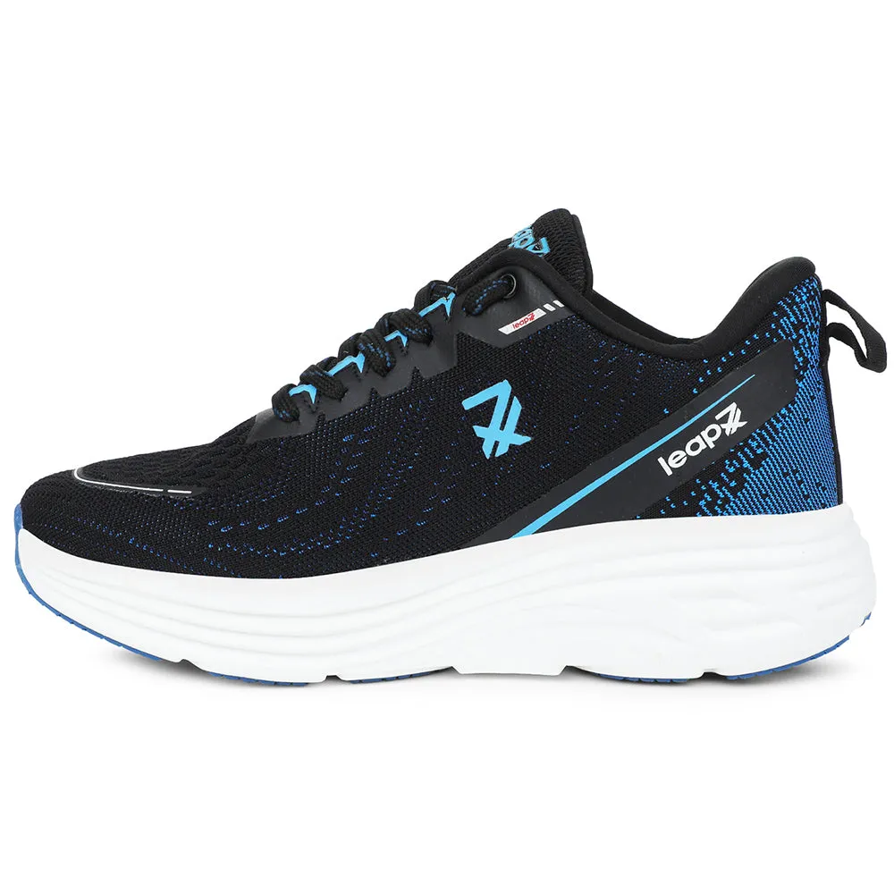 workout footwear Soft Landing Leap7x Teal Blue Sports Running Shoes For Men GHD-41 By Liberty