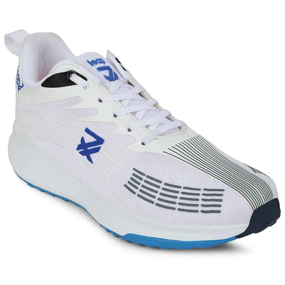 running with a fanny pack Comfortable Shoes Leap7x White Lacing Sports Running Shoes For Men RW-14 By Liberty