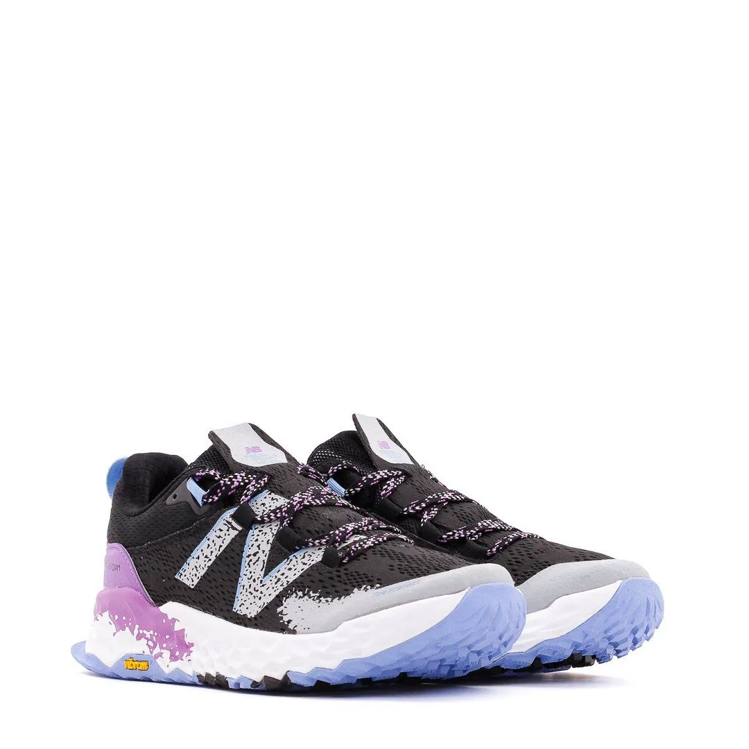 Soft Leather New Balance Hierro v5 Fresh Foam Black Purple Women WTHIERP5
