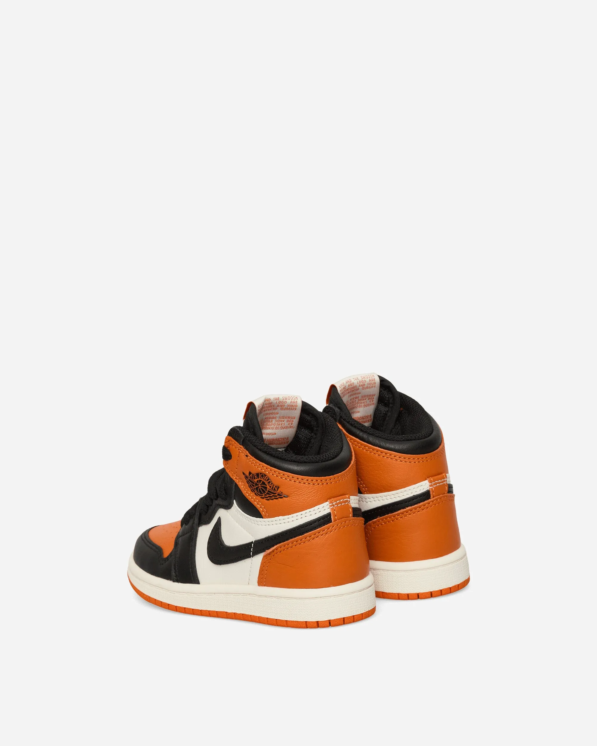 Light Travel Work Wear Air Jordan 1 High OG (PS) Sneakers Shattered Backboard