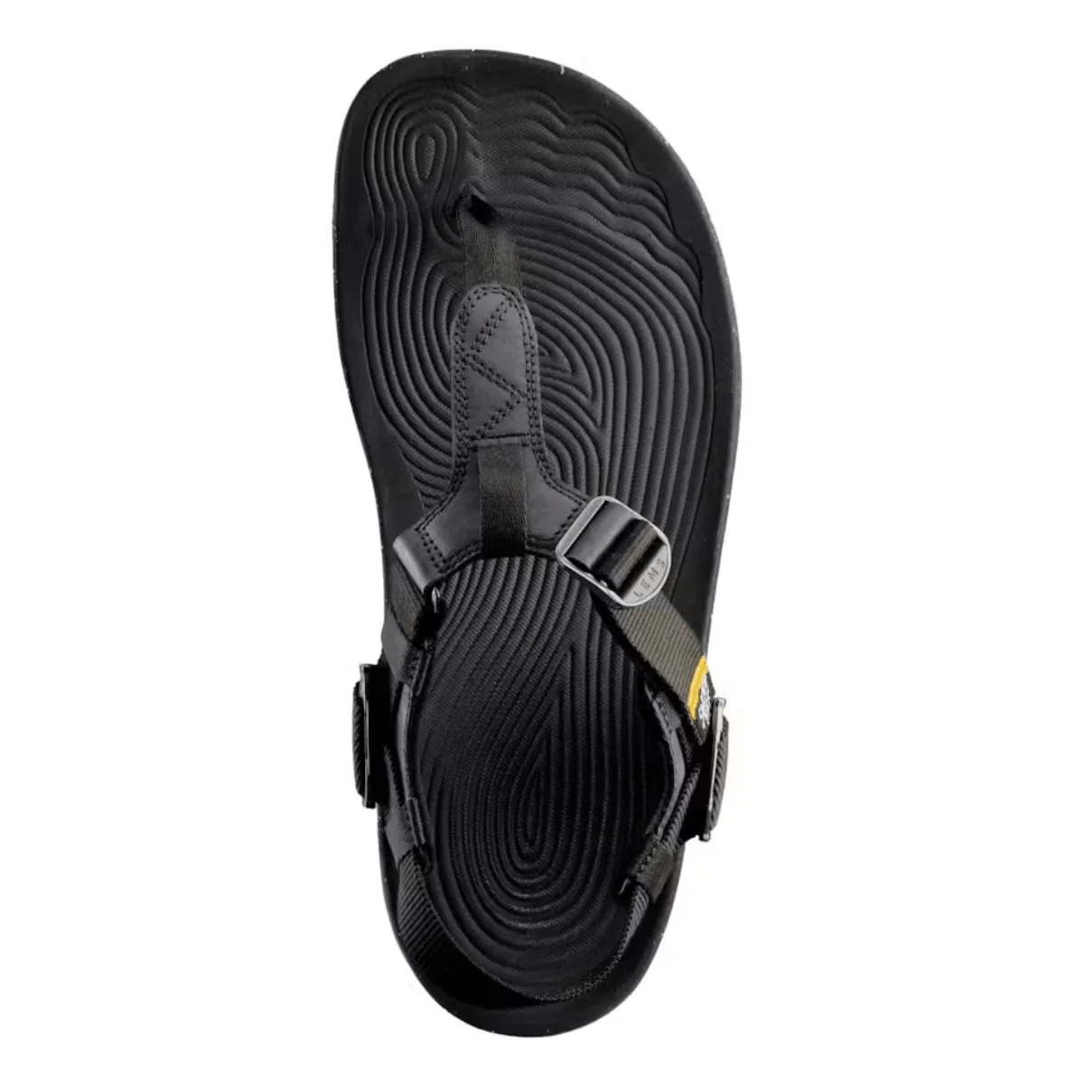 Lems Men's Switchback Sandal Black Mood Boost Clear Shape