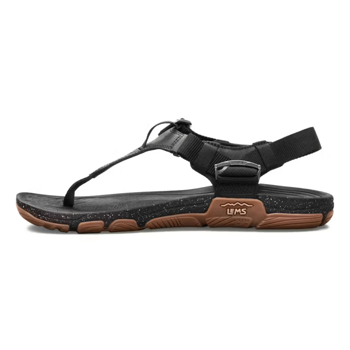 Lems Men's Switchback Sandal Black Slip-Resistant Sole Flexible Outdoor Shoes