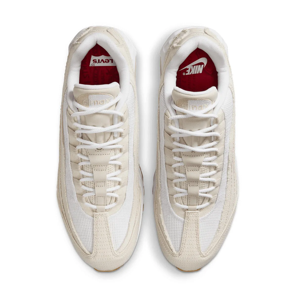 Impact Resistant Plate   Levi's Air Max 95 OG 'White'
