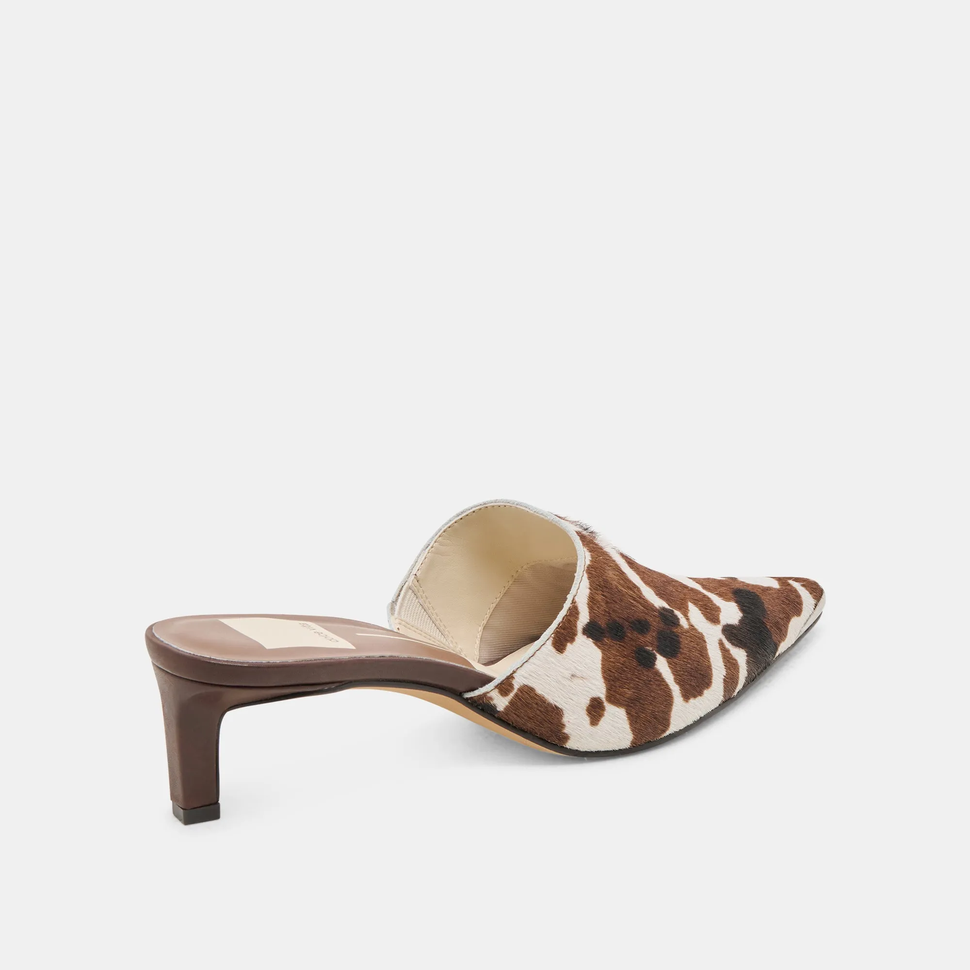 Winter Pumps Elegant Platform Sandals LEXY HEELS COCOA TAURUS CALF HAIR