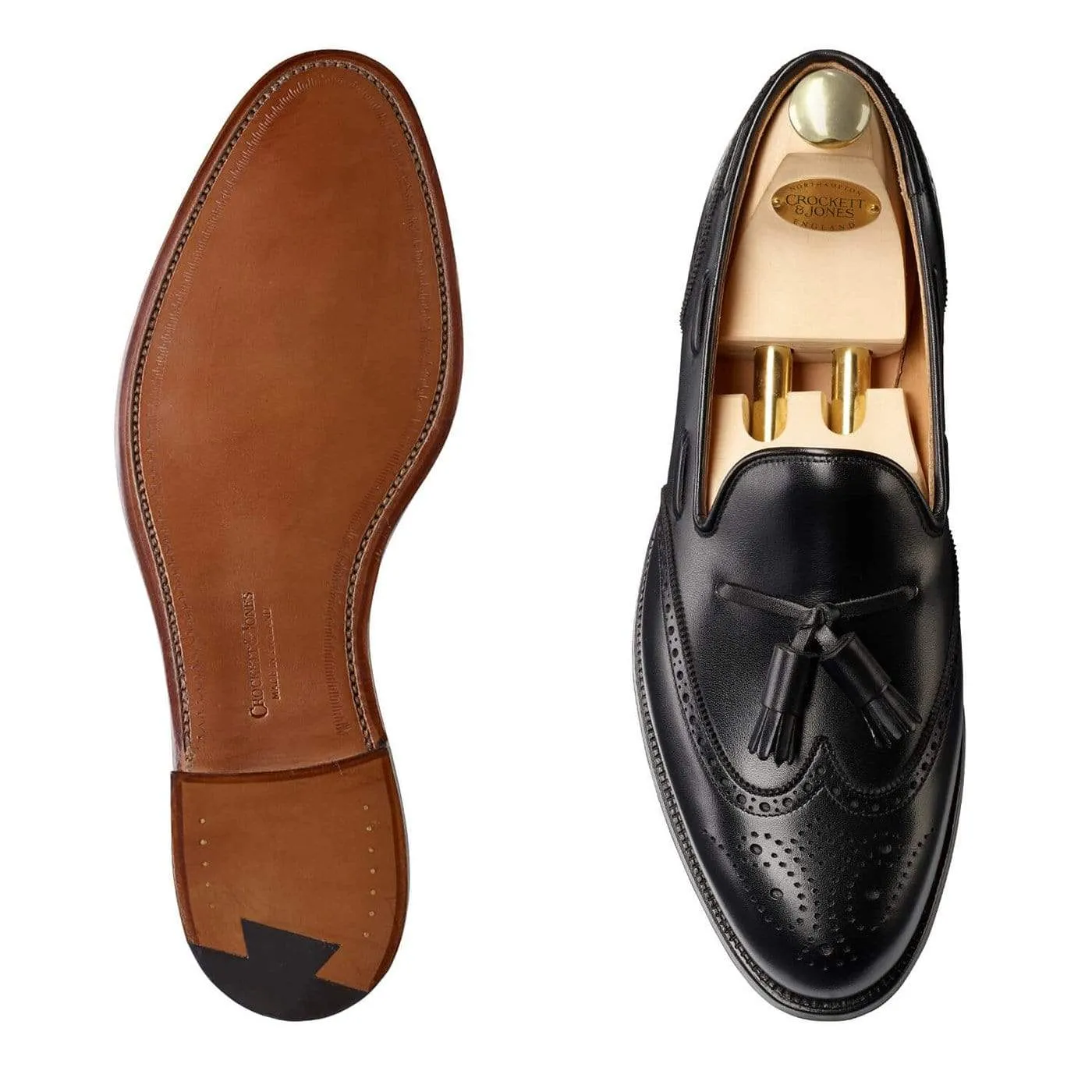 Lichfield Black Calf Casual Style Slip-ons