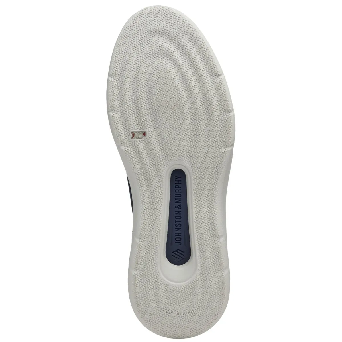 Mesh Detail Any Season Johnston & Murphy Men's XC4 Prentiss 2.0 Navy Waterproof Tumbled Nubuck
