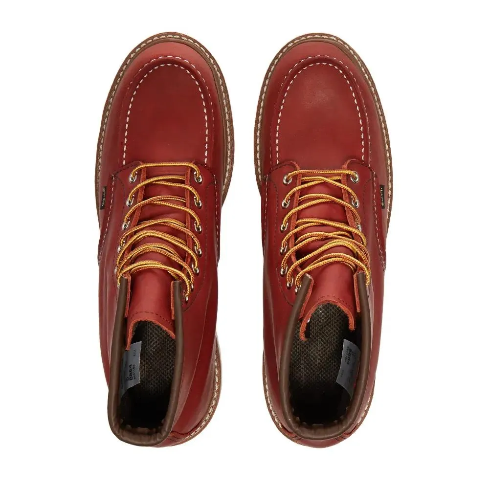 Work Ready Street Day Red Wing Men's 6-Inch Classic Moc 8864 Russet Taos Gore-Tex Waterproof