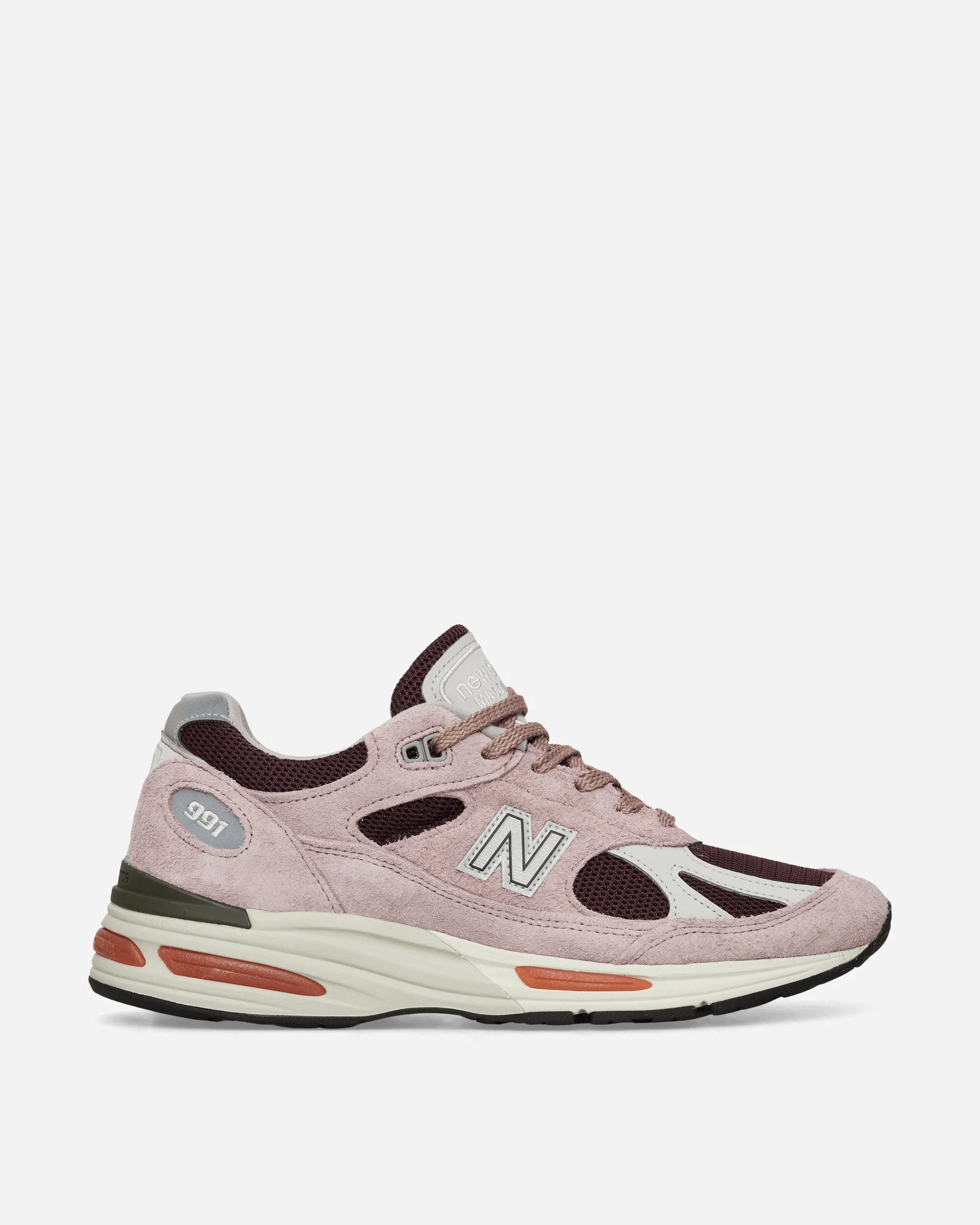 All weather Made in UK 991v2 Grape Sorbet Sneakers Deauville Mauve