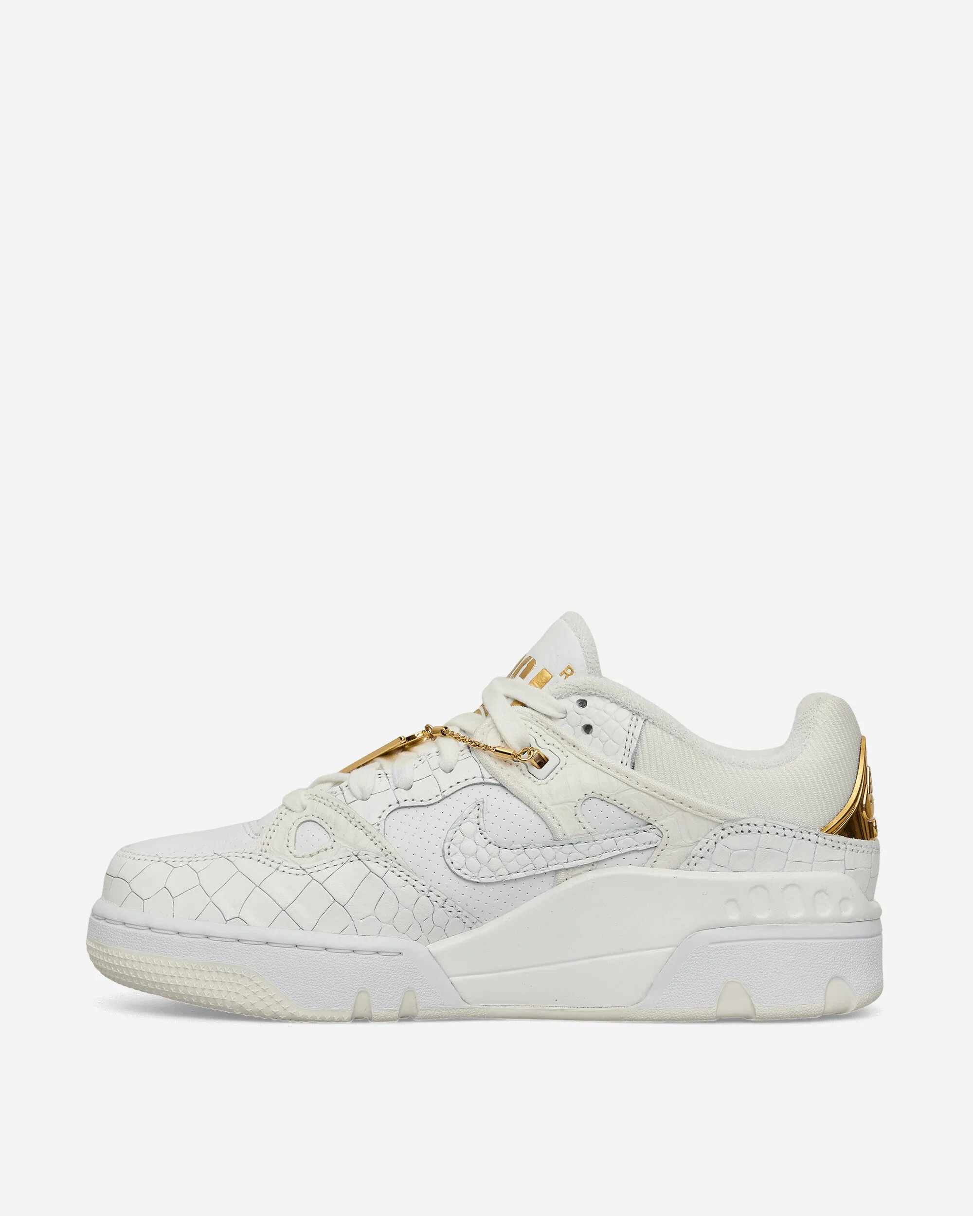NIGO Air Force 3 Low Sneakers White / Metallic Gold Sandals