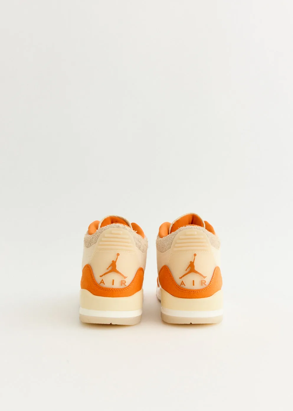 Women's Air Jordan 3 Retro 'Starfish' Sneakers Save Step Narrow heel