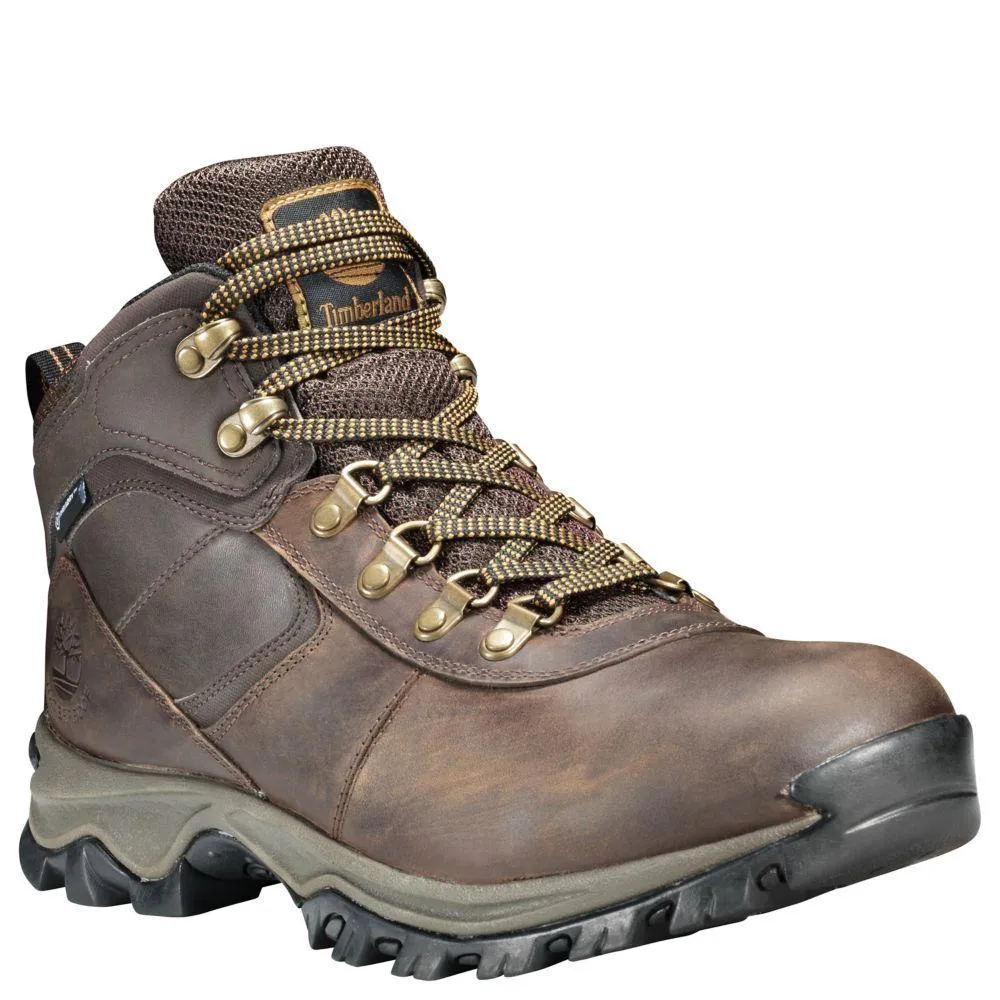 Timberland Men's Earthkeepers Mt. Maddsen Mid  Hiker Brown Waterproof Clean Stitch Family Fit