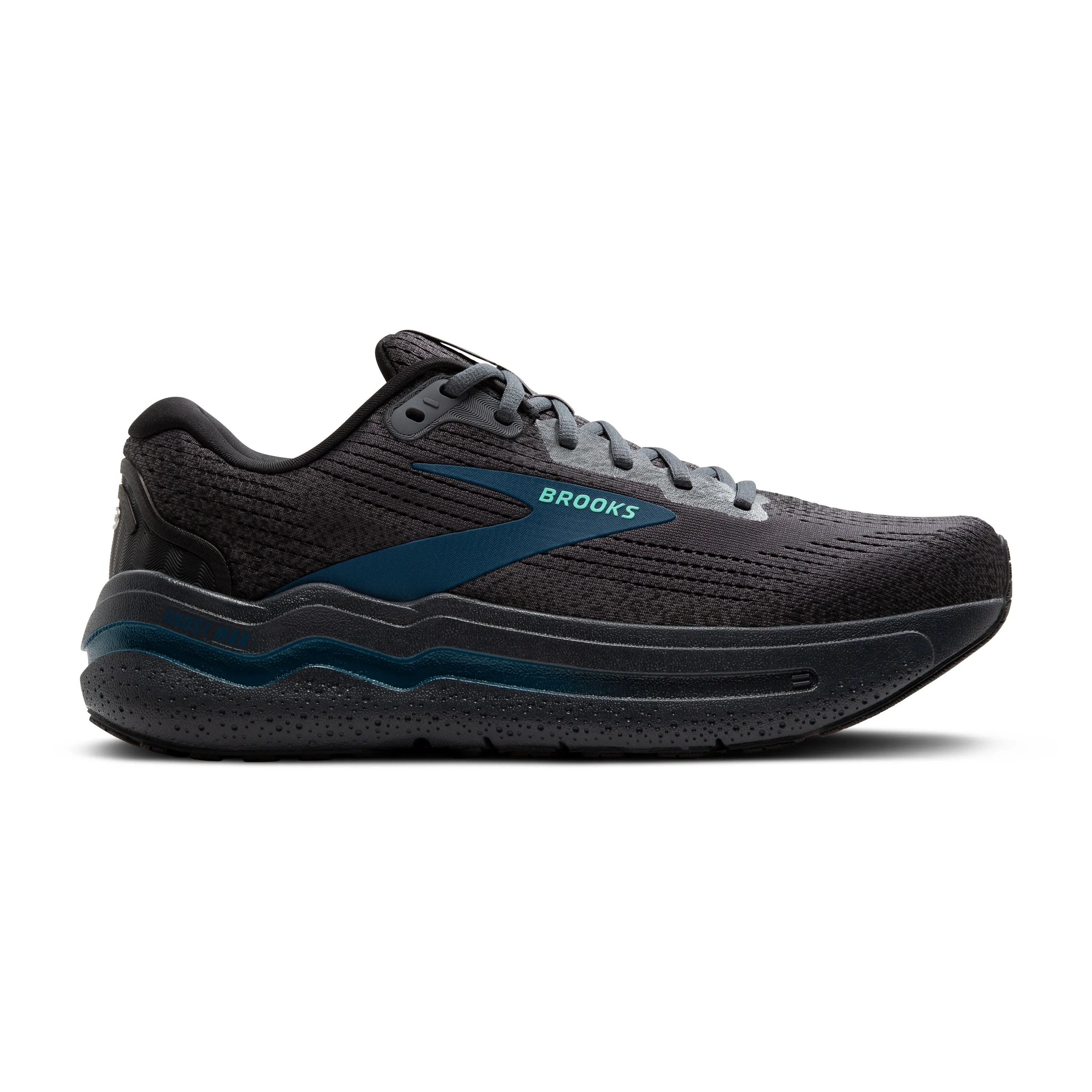 BROOKS GHOST MAX V2 running with a wide toe box