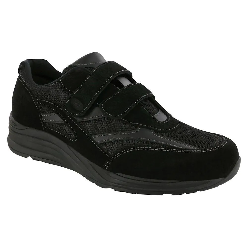 SAS Men's J-V Mesh Black Comfort rubber