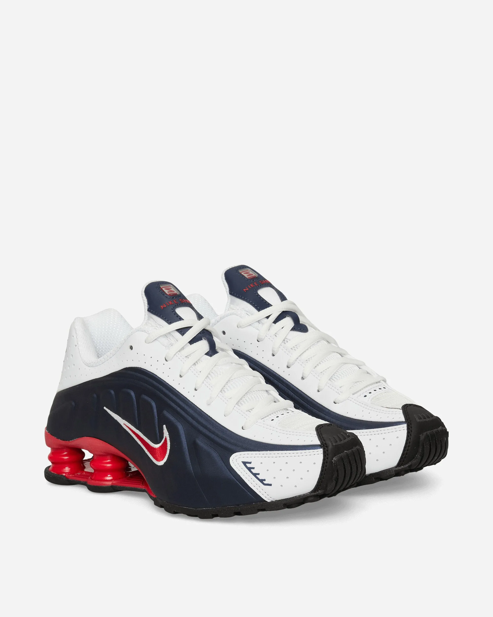 Step Fit Log Path Shox R4 Sneakers Midnight Navy / White / Gym Red