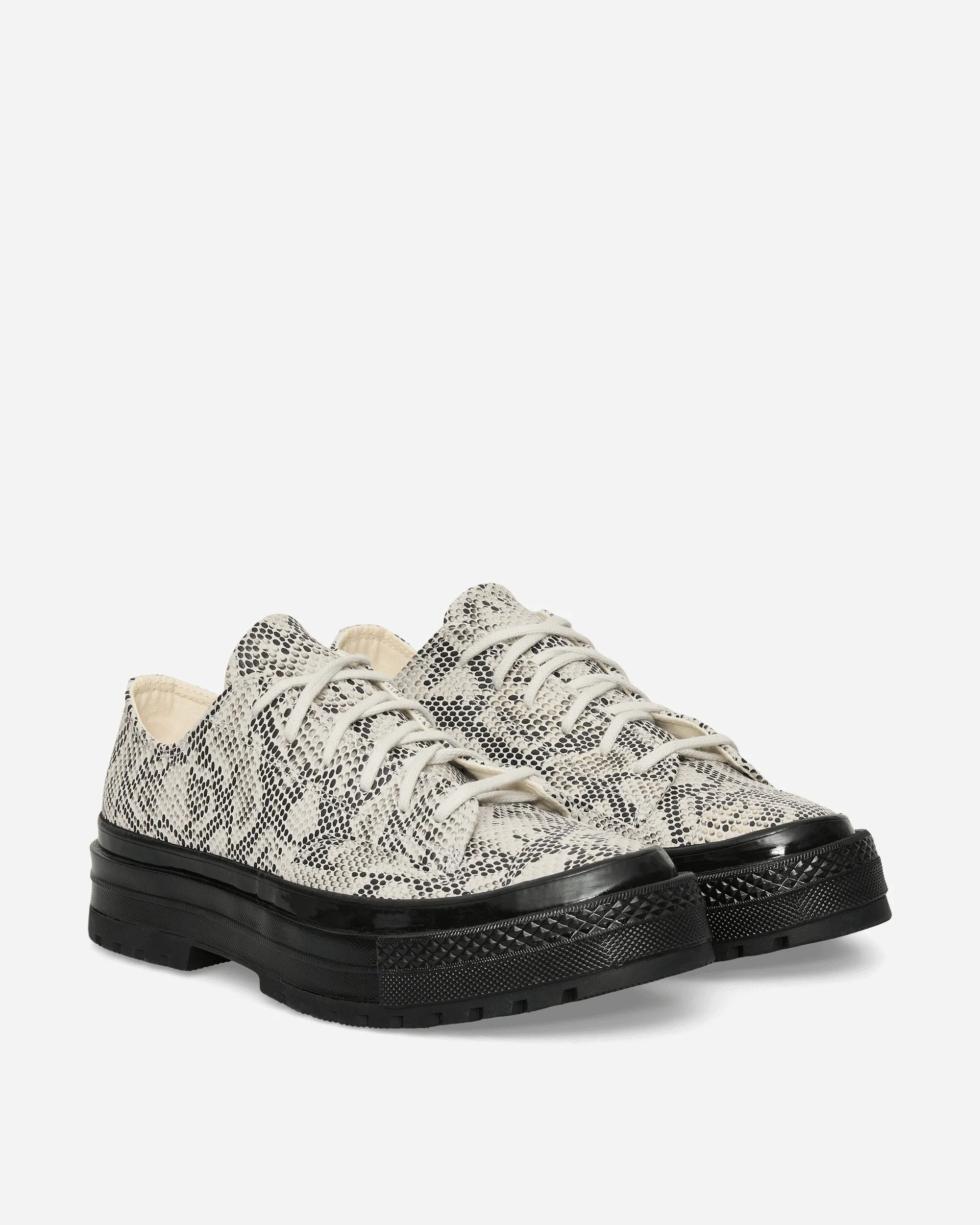 Chuck 70 Formal Suede Snake Print Sneakers Barely Grey Step Safe