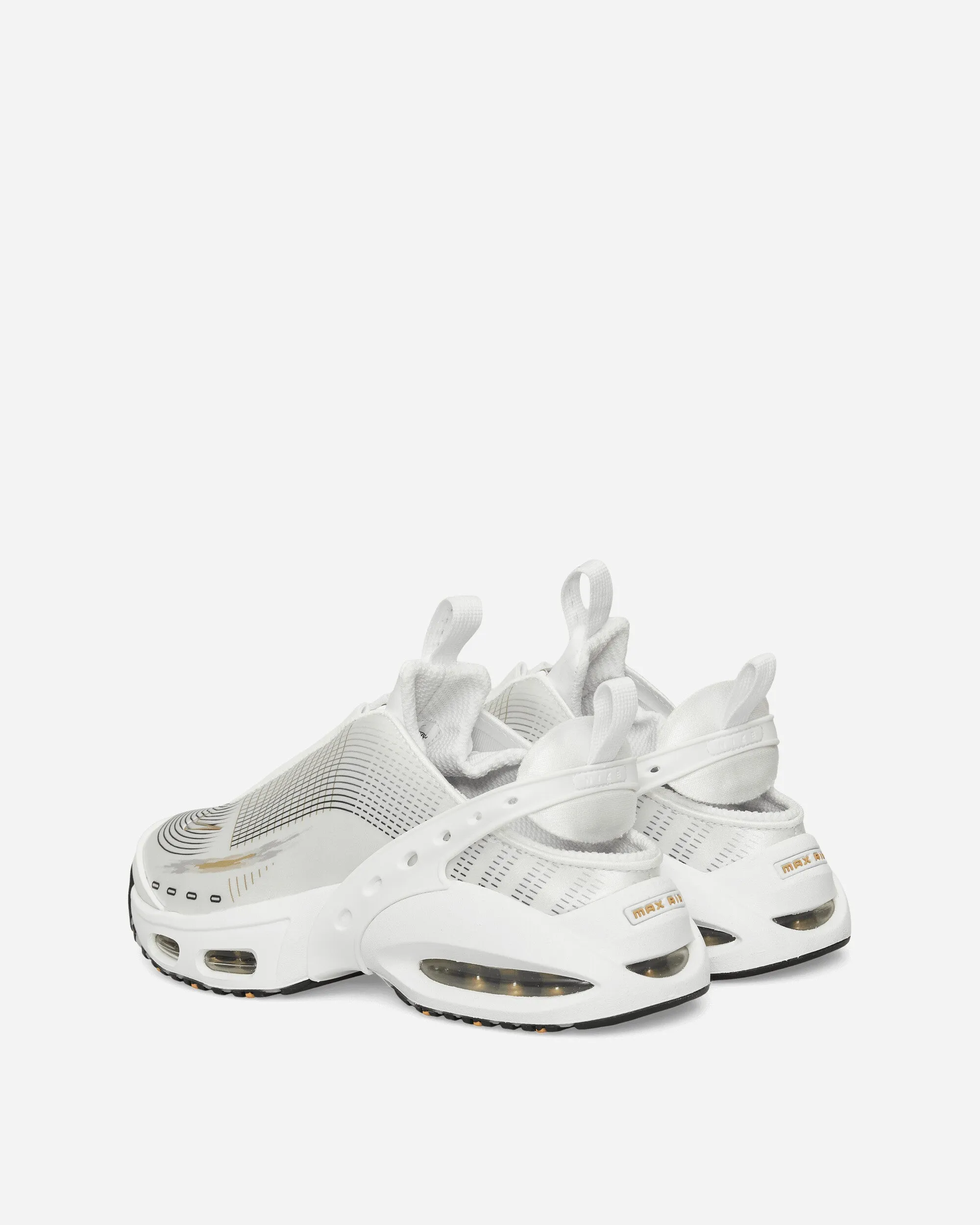 Women's Air Max Craze Sneakers White / Metallic Gold Step By Step Outfit Match