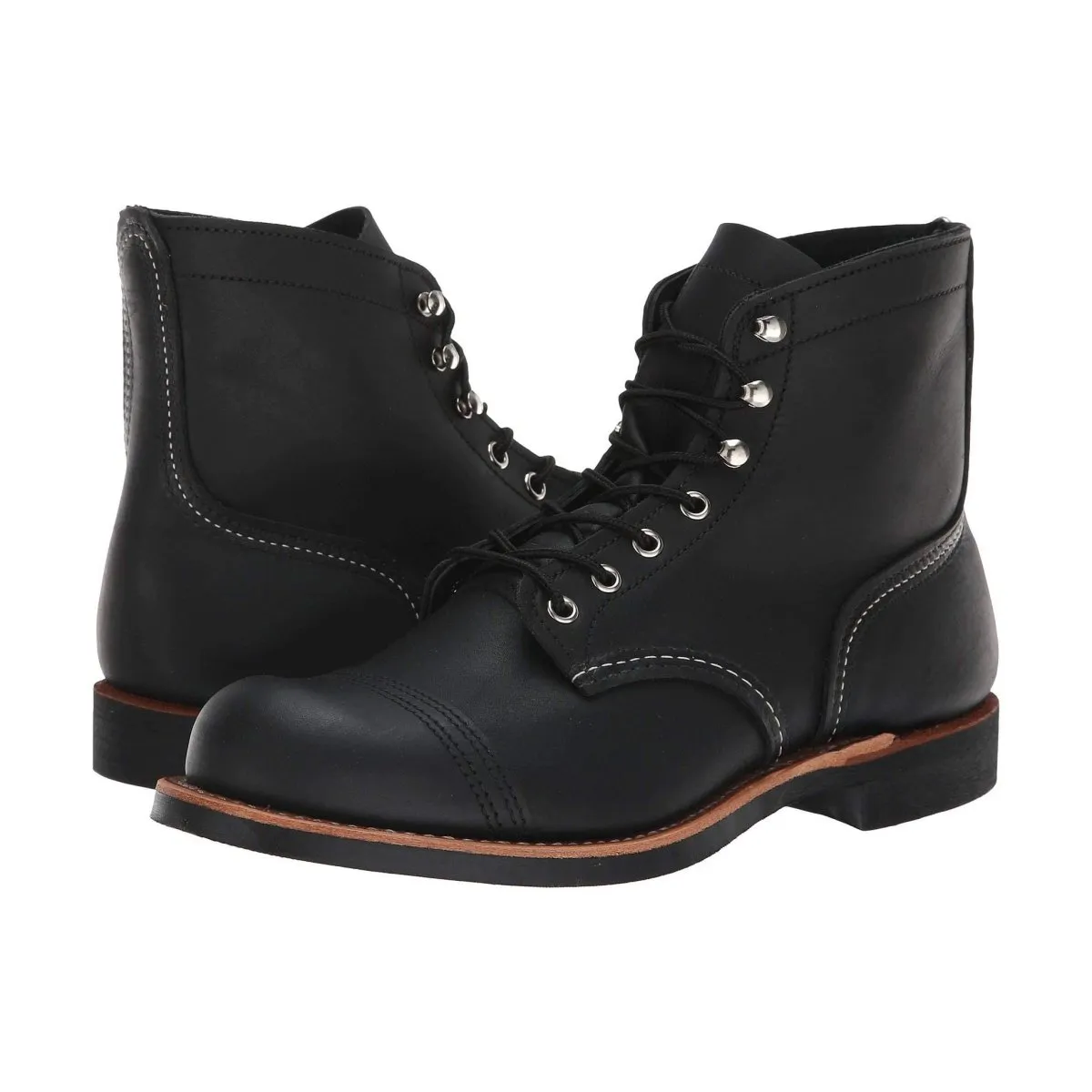 Work Casual Grippy Sole Red Wing Men's Iron Ranger 8084 Black