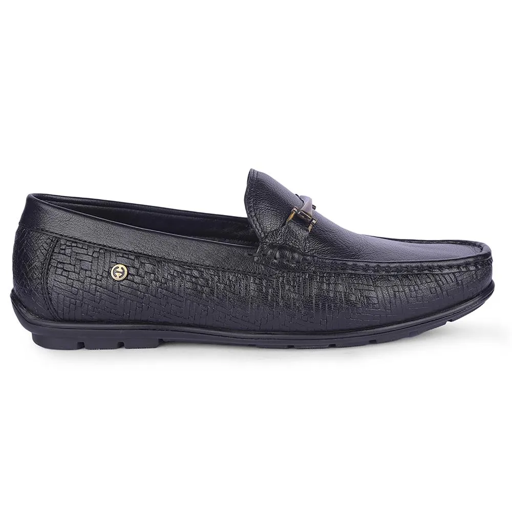 Healers By Liberty Mens OSL-49 Black Formal Loafers Quick Breeze Bright Accents