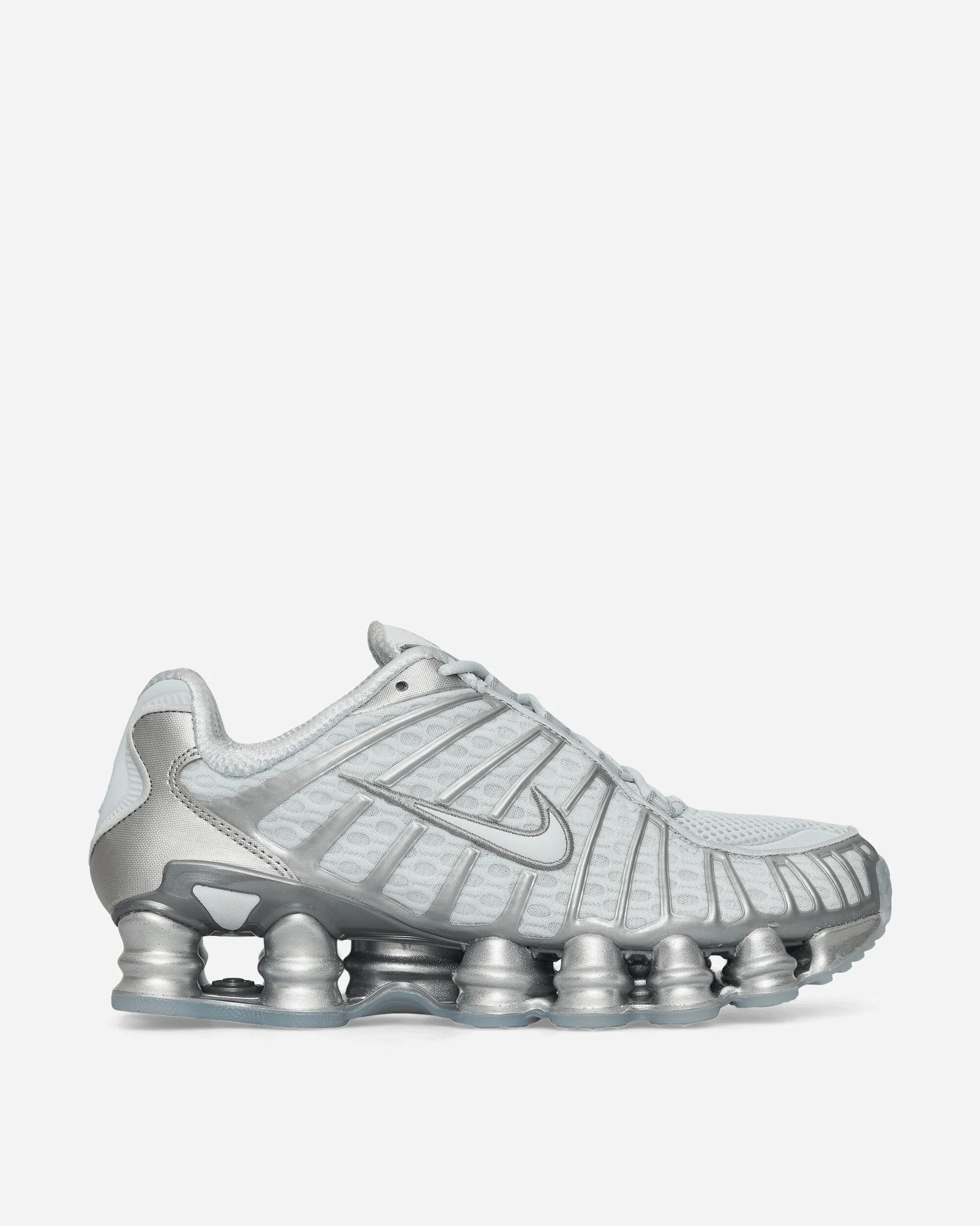 Water Resistant Comfortable Fashion Women's Shox TL Sneakers Pure Platinum / Chrome