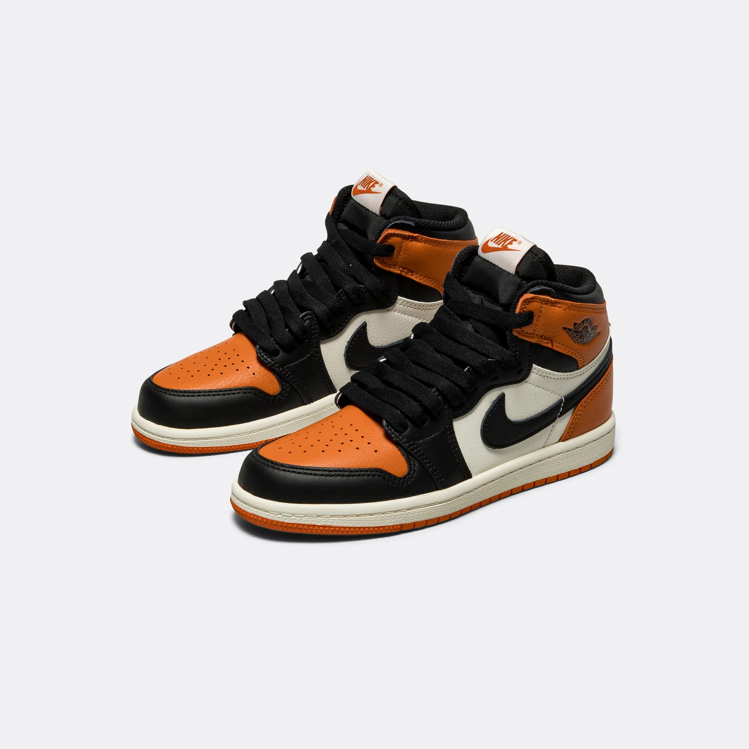 Cozy Fit Air Jordan 1 Retro High OG PS - Black/Black-Sail-Starfish