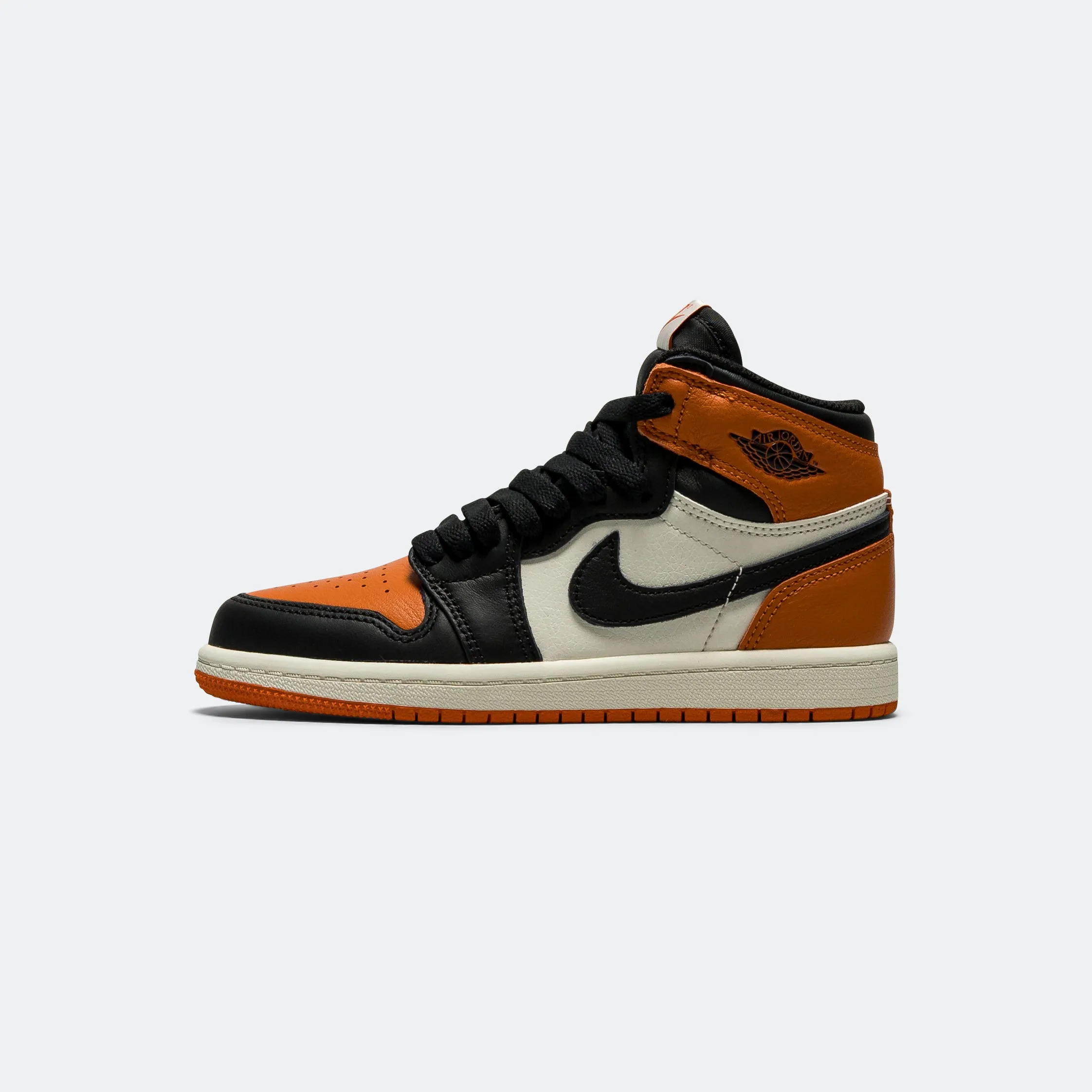 Seamless Support Clean Stitching Air Jordan 1 Retro High OG PS - Black/Black-Sail-Starfish